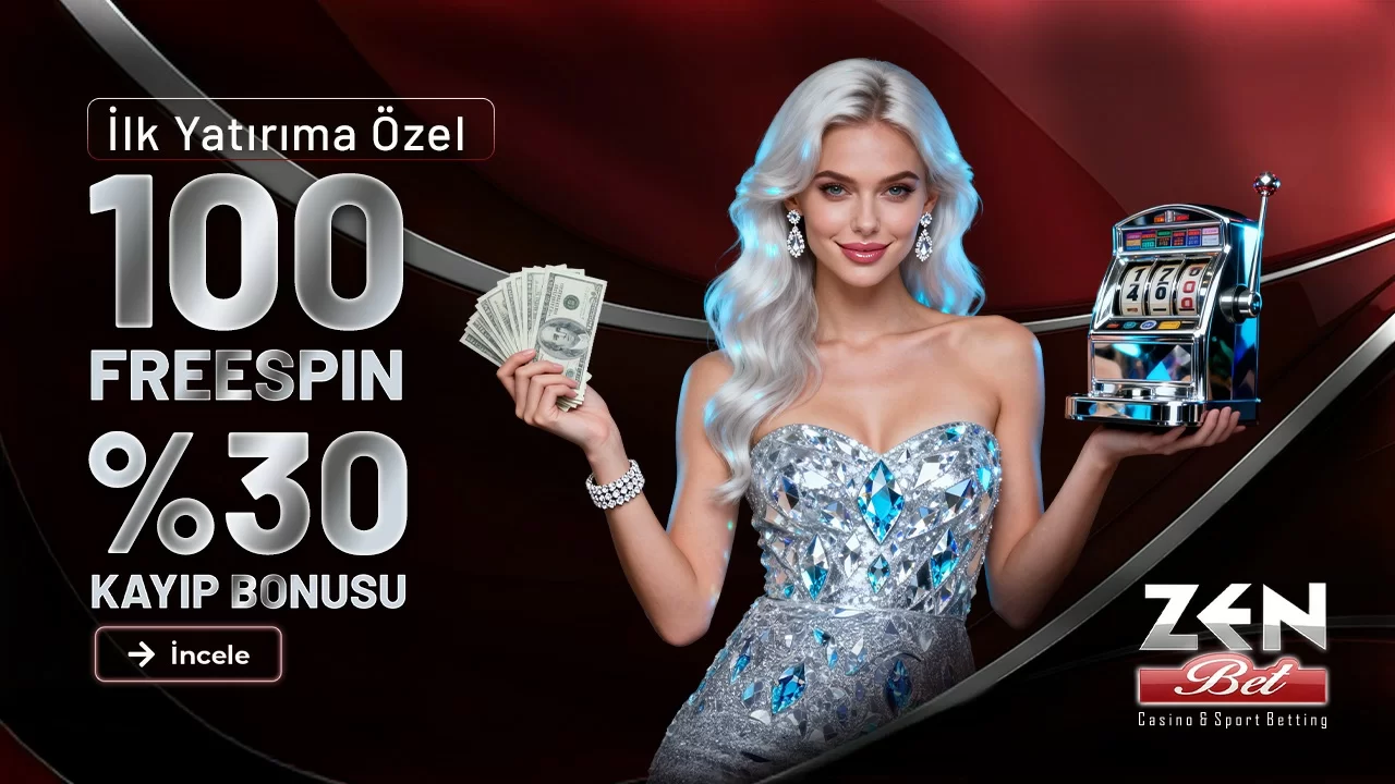 İLK YATIRIMA ÖZEL 100FS VE %30 KAYIP BONUSU